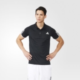 H83m5463 - Adidas Club Polo Shirt Black - Men - Clothing